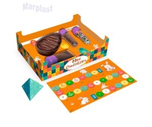 PÁSCOA CAIXA MINI CONFEITEIRO ENCANTO C/5 UNIDADES