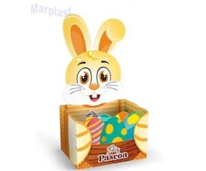 PÁSCOA CESTA COELHO SENTADO G C/5 UNIDADES