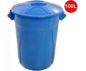 JSN LIXEIRA PLÁSTICA 100L C/TAMPA AZUL CR100A