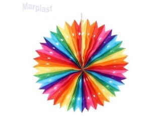 JUNINA GUIRLANDA COLORIDA 40CM C/3 UNIDADE