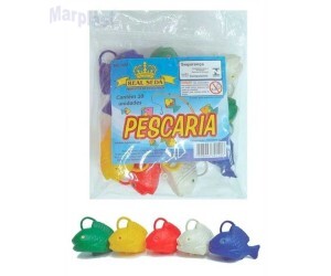 JUNINA PEIXE PLASTICO P/ PESCA C/10 UNIDADE
