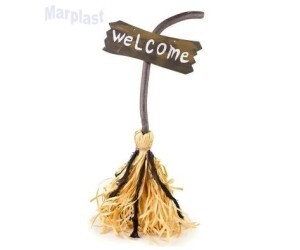 HALLOWEEN VASSOURA WELCOME 70CM