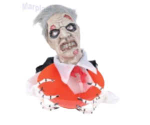 HALLOWEEN PORTA DOCE VELHO ZUMBI CROMUS