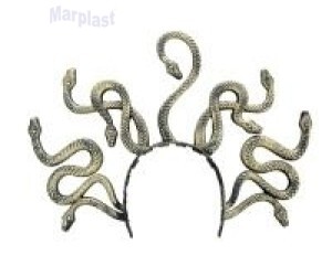 HALLOWEEN TIARA MEDUSA 13X30CM