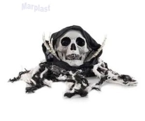 HALLOWEEN ESQUELETO DE MESA 20CM COM 1 UNIDADE 