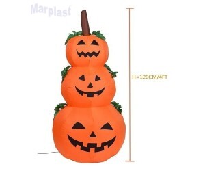 HALLOWEEN INFLAVEL ABOBORA COM LUZ 120CM