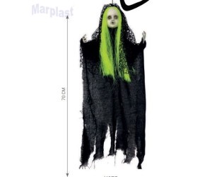 HALLOWEEN ENFEITE BONECA LOIRA 70CM