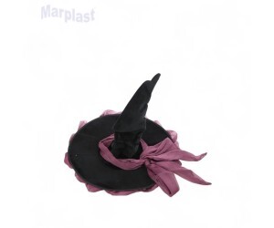 HALLOWEEN CHAPEU BRUXA VELUDO OLIVIA 