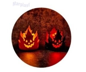 HALLOWEEN VELA LED 5CM