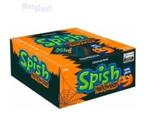 CHICLETE SPISH HALLOWEEN PINTA LINGUA DISPLAY C/40 UNIDADES