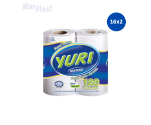 PAPEL TOALHA COZINHA YURI 100FL 2RL