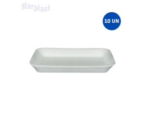 BANDEIJA ISOPOR B-3 FUNDA TFL-03 C/10 TOTALPLAST @