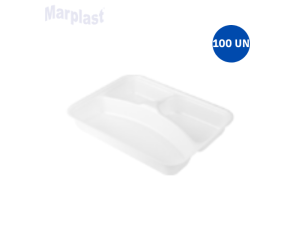 BANDEJA DE ISOPOR - MO100-3 C/100 MEIWA