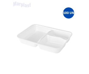 BANDEJA ISOPOR  MO90F-3 C/100 UNIDADES