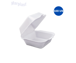 EMBALAGEM PARA LANCHE ISOP. GRANDE TH-03 C/100 TOTALPLAST