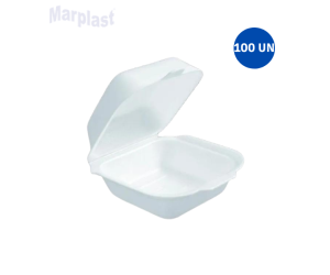 EMBALAGEM PARA LANCHE ISOP. MEDIA TH-02 C/100 TOTALPLAST