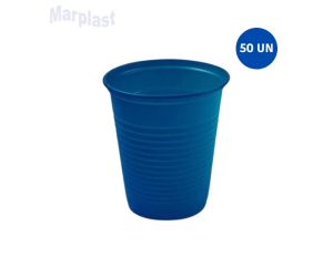 COPO 200ML AZUL ESCURO C/50 UNIDADES