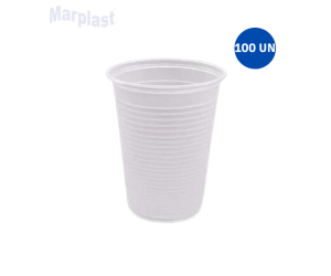 COPO 300ML TR. C/100 TOTALPLAST