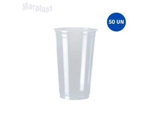 COPO DESCARTÁVEL 550ML TRANSPARENTE PP C/1.000 UNIDADES  ALTACOPO