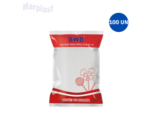 BWB 225 PALITO PIRULITO BRANCO 14CM