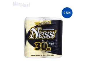 PAPEL HIGIENICO FOLHA DUPLA NESS 4RL