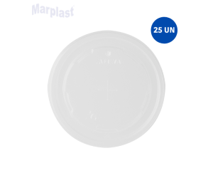 TAMPA PARA COPO TERMICO 100ML C/25 MEIWA