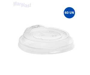 TAMPA PARA COPO TERMICO 250ML  C/BICO C/60-MEIWA