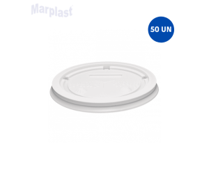 TAMPA PARA POTE TSF-500 200/250ML S/FURO C/50 COPOMAIS