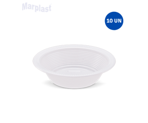 PRATO FUNDO 15CM C/10 UNIDADES  TOTALPLAST@