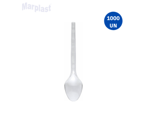 COLHER DESCARTAVEL SOBREMESA CRISTAL CAIXA-1000 PRAFESTA - 8910