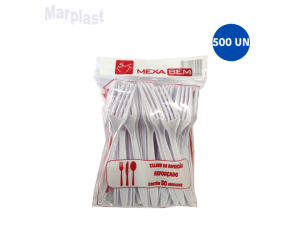 GARFO MASTER BRANCO CAIXA C/500 UNIDADES MEXABEM