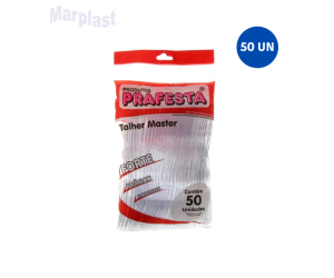 GARFO MASTER CRISTAL C/50 UNIDADES PRAFESTA 8878