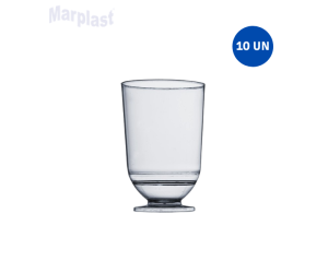 TAÇA PLÁSTICA PIT-050 C/10 UNIDADES PLASTILANIA