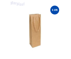 SACOLA PARA GARRAFA PAPEL KRAFT UN