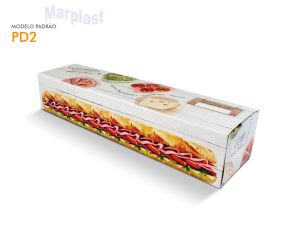 CAIXA PARA LANCHE PD6 70X12,5X8,3CM UN PRIS FOOD