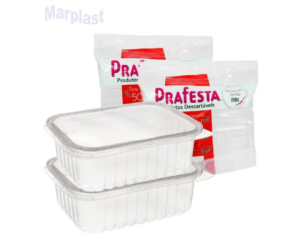 POTE DESCARTAVEL RETANGULAR 750ML PRAFESTA C/24 - 8316