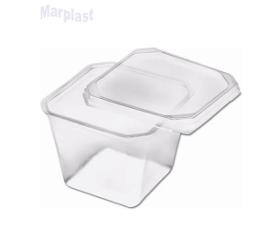 POTE DESCARTAVEL QUADRADO PRAFESTA 350ML C/20 - 8468