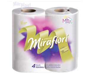 PAPEL HIGIENICO FOLHA DUPLA MIRAFIORI 4X30MT