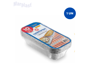 BANDEJA DE ALUMINIO THERMO BOLO INGLÊS C/10