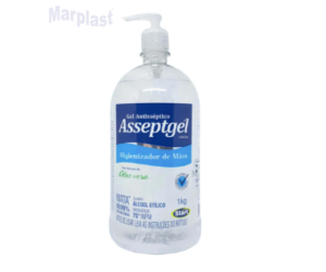 ALCOOL GEL ANTISSEPTICO 1 L PUMP START