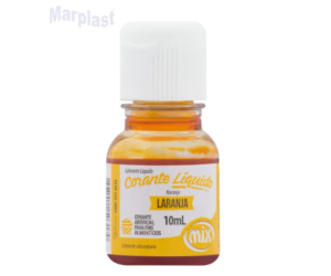 CORANTE LIQUIDO LARANJA 10ML MIX