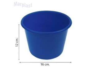BALDE DE PIPOCA 1,5L AZUL ESCURO