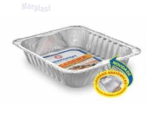 BANDEJA DE ALUMINIO RENTANGULAR 3750ML THERMO