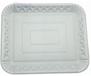 BANDEJA DE ISOPOR QUADRADA - MP-32R MEIWA - C/100 UNIDADES