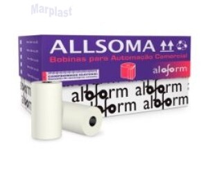 BOBINA TERMica 80X30MT CAIXA C/30 ALOFORM