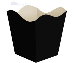CACHEPÔ PEQUENO 7X7 PRETO C/8 UNIDADES