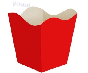 CACHEPÔ PEQUENO 7X7 VERMELHO C/8 UNIDADES
