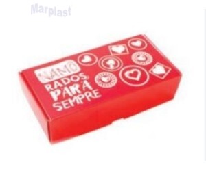 CAIXA BOMBOM 08 DOCES NAMORADOS 10UNIDADES IDEIA