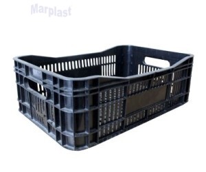 CAIXA HORT PRETA BAIXA 35,5X55X18,5