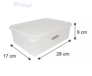 CAIXA PRO 3,5 L C/ TAMPA PLASTICOMM 301